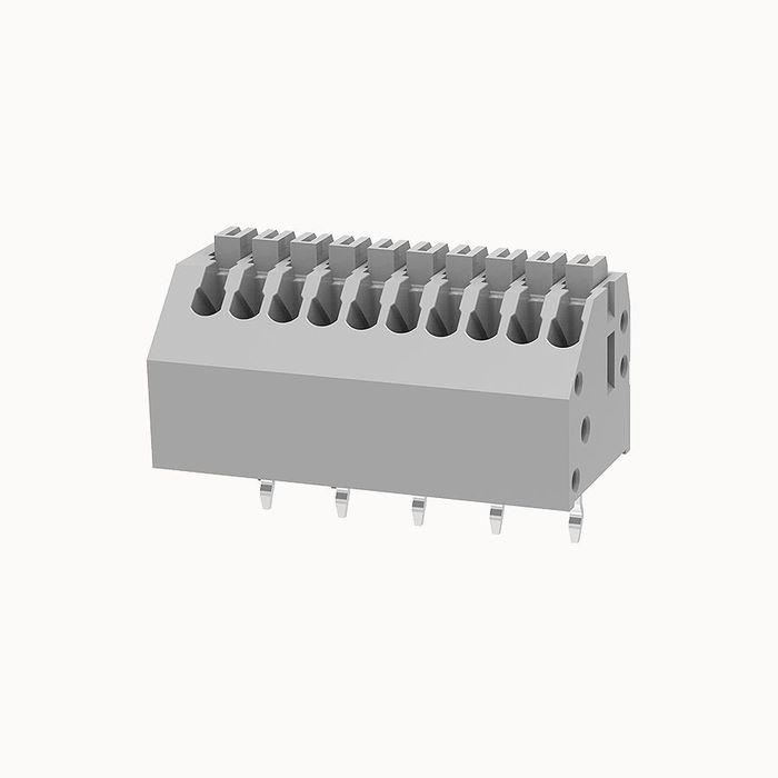 На фото клеммник нажимной на плату DG250-2.5-10P-11-00Z(H) DEGSON (Дегсон) 