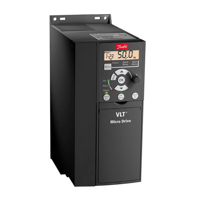 На фото: преобразователи частоты micro drive fc 51 fc-051p11kt4e20h3bxcxxxsxxx
