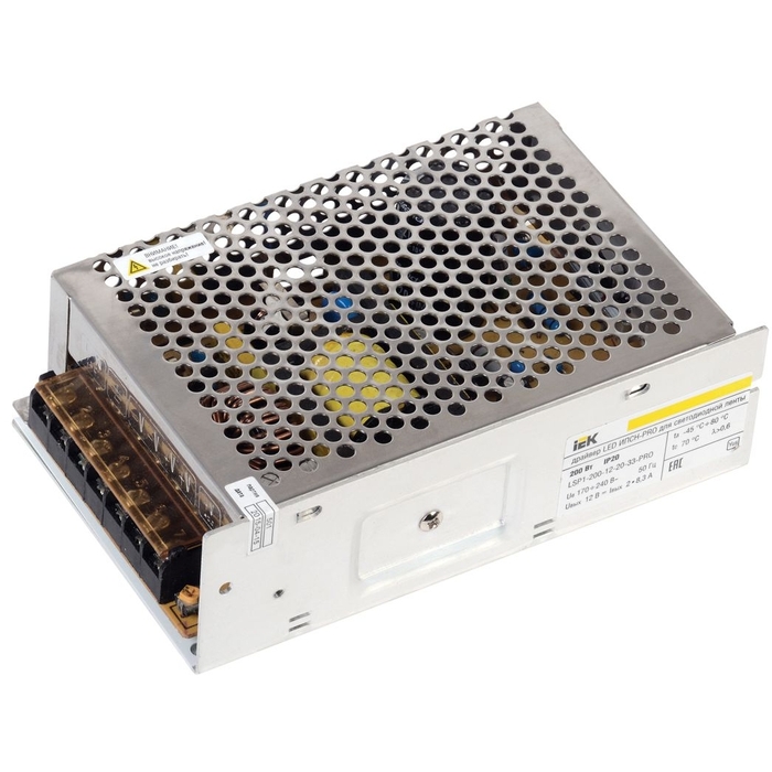 На фото: лента светодиодная lsp1-200-12-20-33-pro IEK (ИЭК)