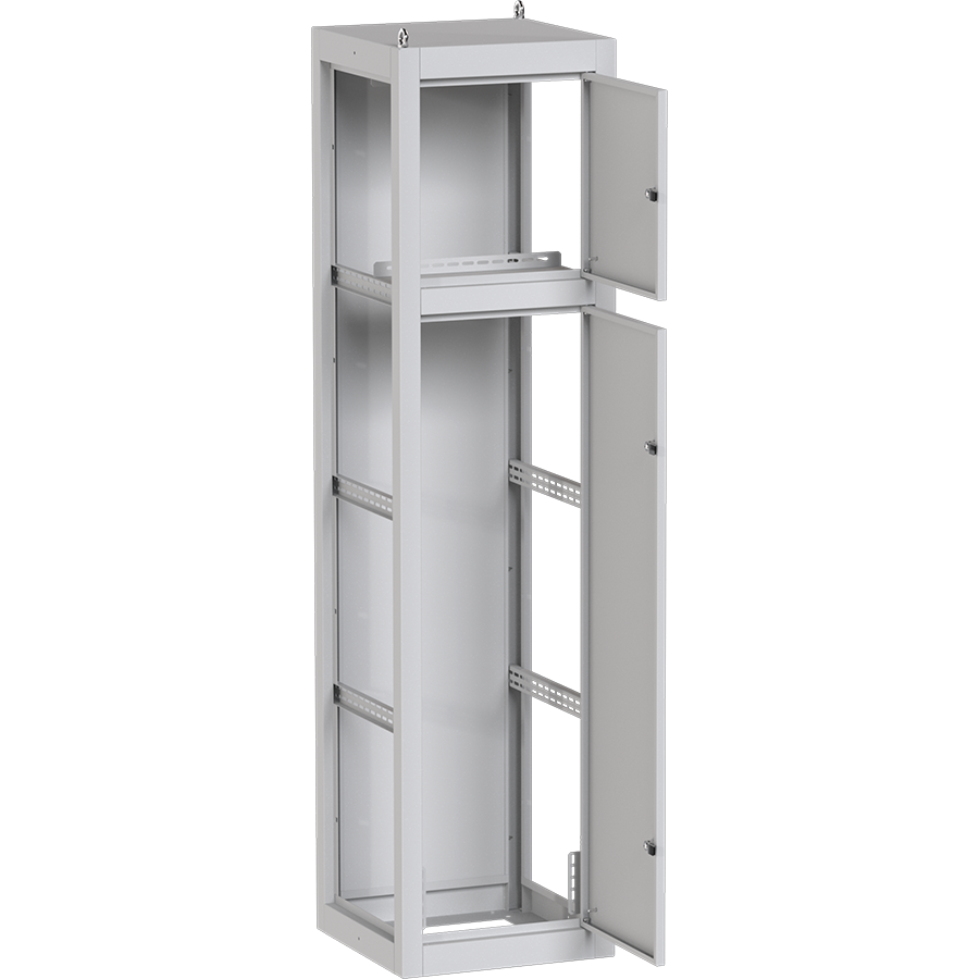 На фото: шкаф напольный металлический каркас вру-2 unit s сварной ip31 (1800х450х450) ekf proxima ЭКФ (ЕКФ)