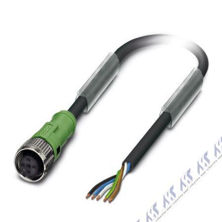 кабели с установленными разъемами sac-5p- 1,5-pur/fs sco