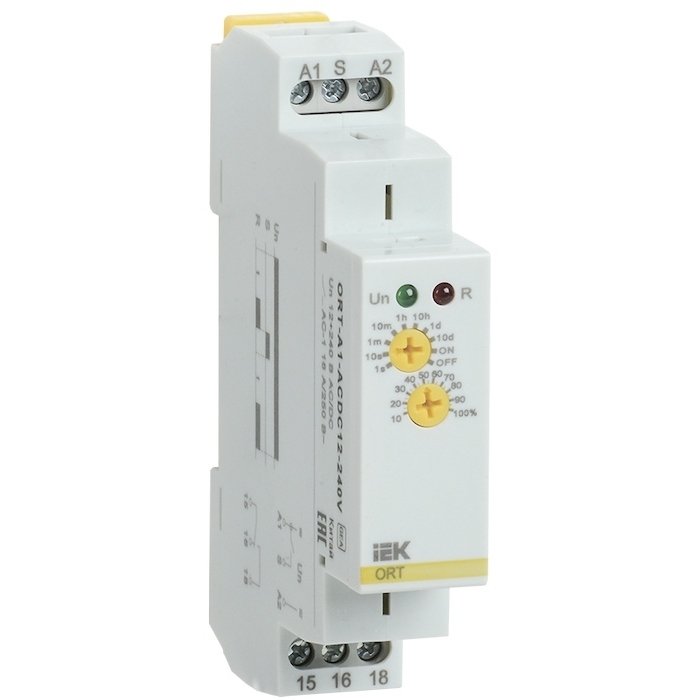 На фото: реле ONI ort-a1-acdc12-240v (IEK) 