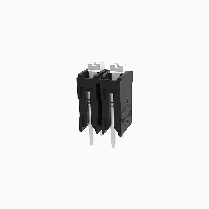 На фото клеммник нажимной на плату DG212V-THR-5.0-02P-13-100Z(H) DEGSON (Дегсон) 