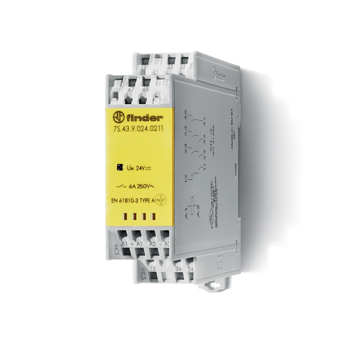 серии 7s. модульное реле с принудительным управлением контактами (6 а) 7s.63.9.024.0211