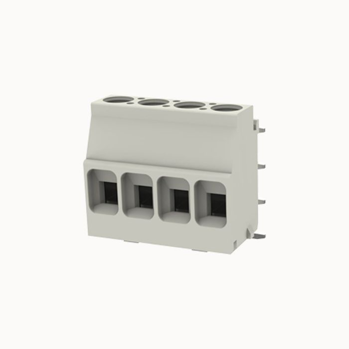 На фото клеммник нажимной на плату DG130RF-5.0-04P-11-00Z(H) DEGSON (Дегсон) 