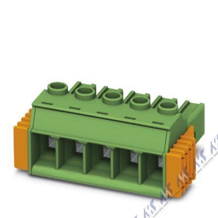На фото: штекерные разъемы для печатных плат pc 5/ 4-stcl1-7,62 Phoenix Contact