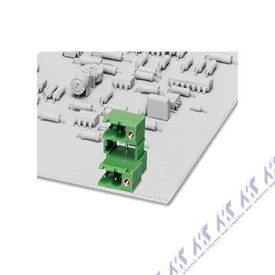 На фото: штекерные разъемы для печатных плат mdstb 2,5/ 2-gfr-5,08 Phoenix Contact