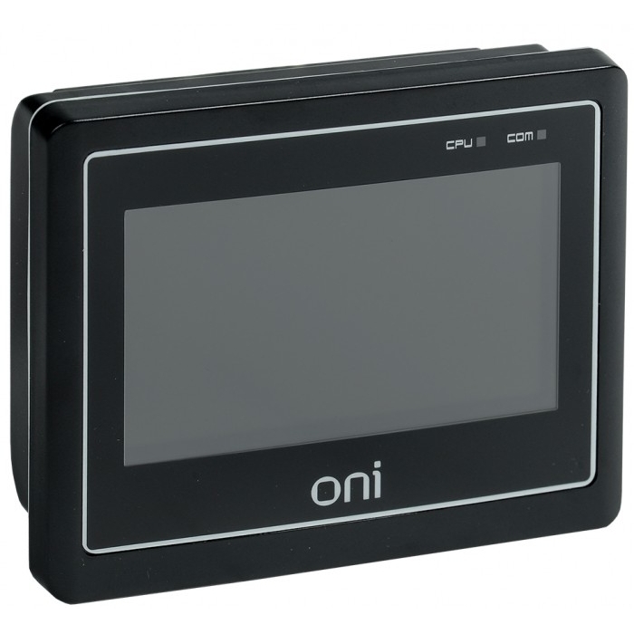 На фото: сенсорная панель оператора HMI etg-a8ts-hssn-s-043 ONI 