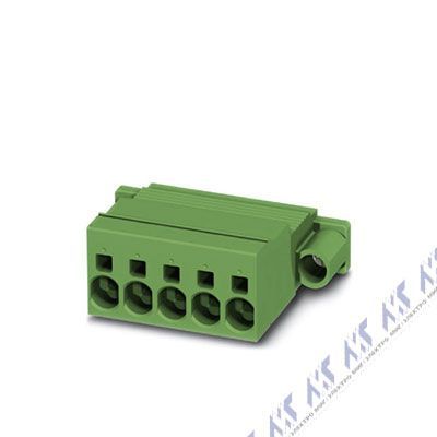 На фото: штекерные разъемы для печатных плат ispc 5/ 8-stf-7,62 Phoenix Contact