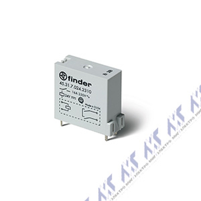 серии 45. миниатюрные pcb реле (16 a) 45.31.7.060.0310