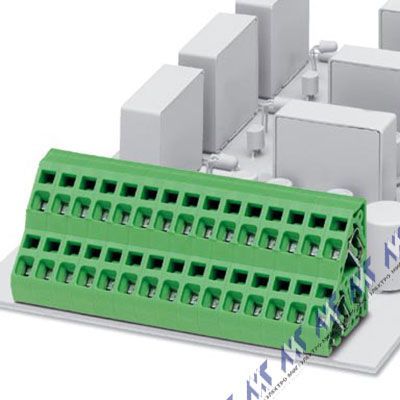 На фото: клеммные блоки для печатного монтажа zfkkds 2,5-5,08 Phoenix Contact