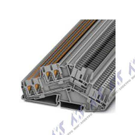 Многоуровневые клеммы зажим push-in pttbs 2,5-twin/2p-pv