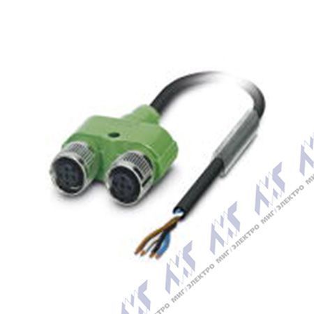 кабели с установленными разъемами sac-4py-10,0-pur/2xf