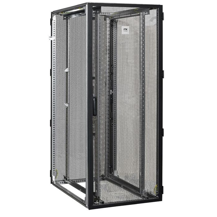На фото: шкаф серверный напольный zp05-45u-0810-pp IEK (ИЭК) 