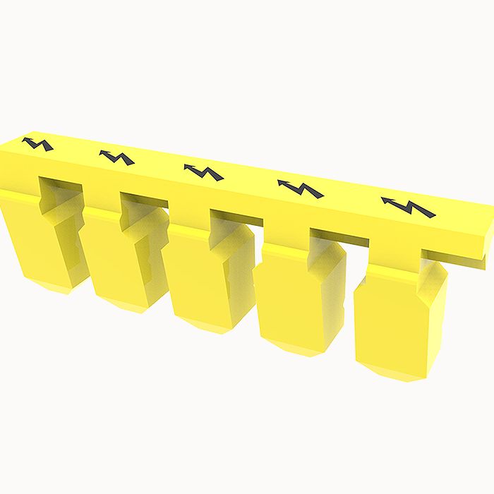 На фото: клеммы на DIN-рейку eea1.5-05p-18-00z(h) DEGSON (Дегсон) 