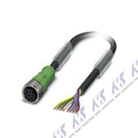 кабели с установленными разъемами sac-8p- 3,0-pvc/m12fs