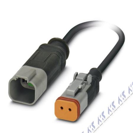 кабели с установленными разъемами sac-2p-dtms/ 0,3-pur/dtfs