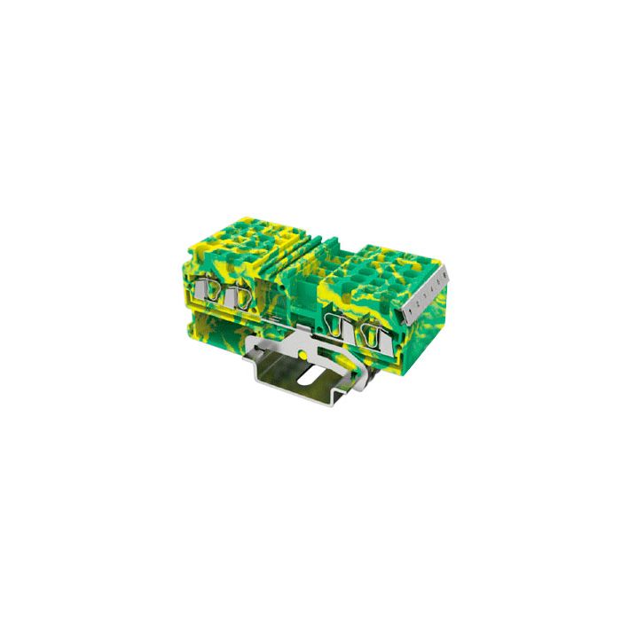 На фото: клеммы на DIN-рейку ws2.5-qu-pe-01p-1c-100z(h) DEGSON (Дегсон) 