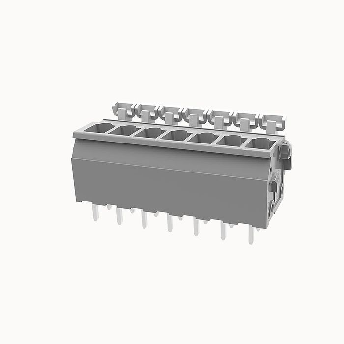 На фото клеммник нажимной на плату DG242V-5.08-07P-11-00Z(H) DEGSON (Дегсон) 