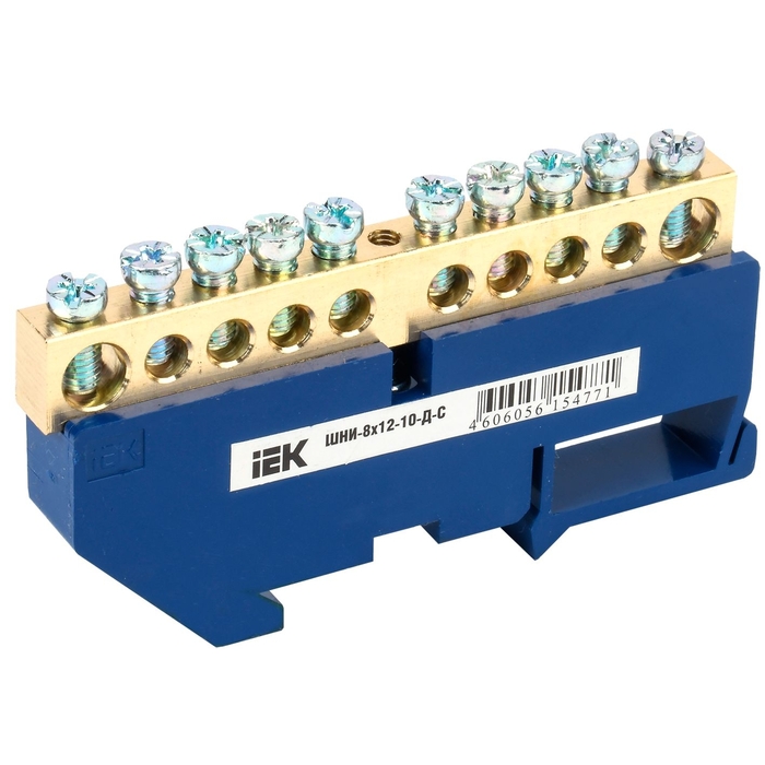 На фото: электротехнические шины ynn10-812-10d-k07 IEK (ИЭК)