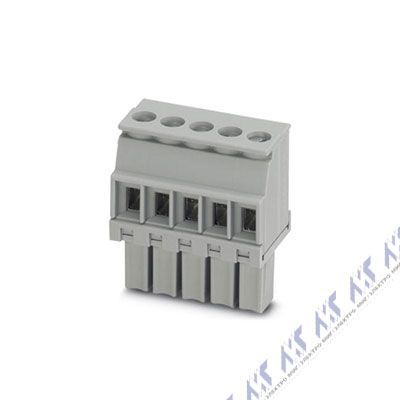 На фото: штекерные разъемы для печатных плат bcvp-350w- 9 gn Phoenix Contact