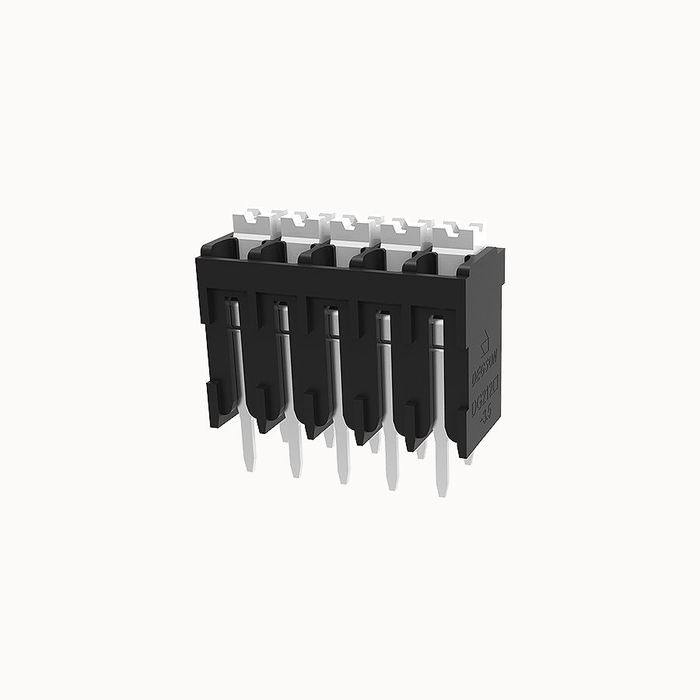 На фото клеммник нажимной на плату DG212V-THR-3.5-05P-13-100Z(H) DEGSON (Дегсон) 