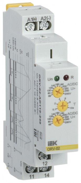 На фото: реле ONI orv-02-ad110-240 (IEK) 