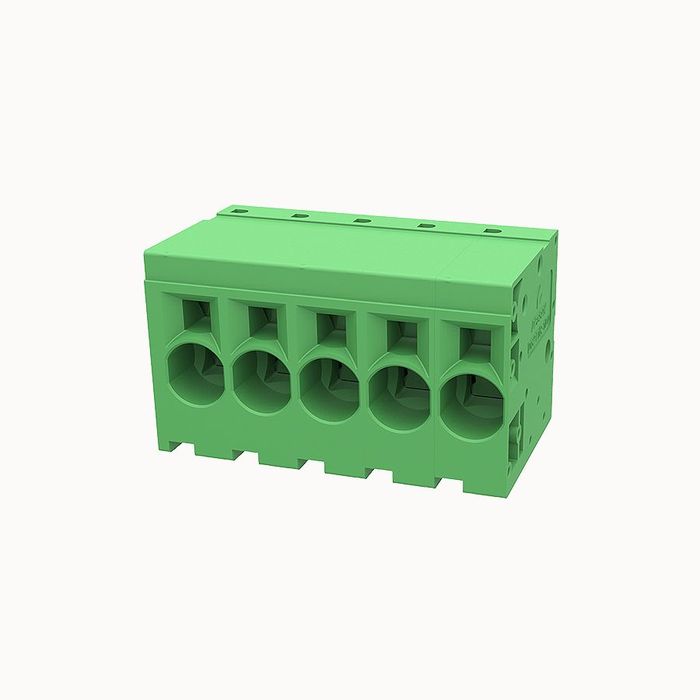 На фото клеммник нажимной на плату DG271R-10.0-DB-05P-14-100Z(H) DEGSON (Дегсон) 