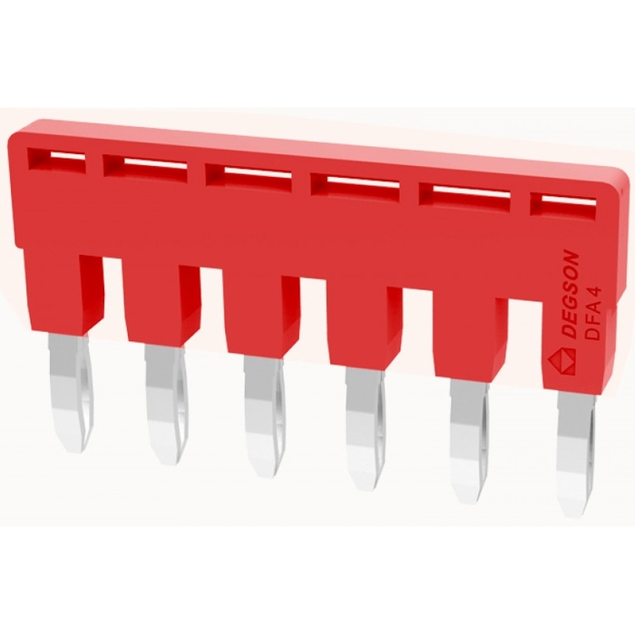 На фото: перемычки для клемм dfa6-6.2-16-00z(h) DEGSON (Дегсон) 