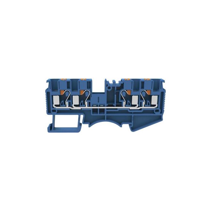 На фото: проходные пружинные клеммы ds4-qu-01p-12-00z(h) DEGSON (Дегсон) 