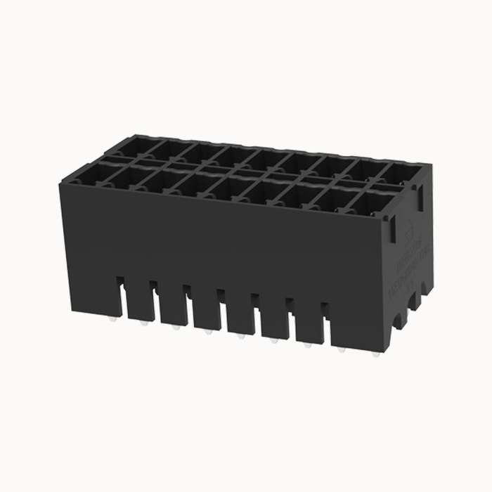 На фото клеммник нажимной на плату 15EDGVHB-THR-3.5-18P-13-10Z(H) DEGSON (Дегсон) 