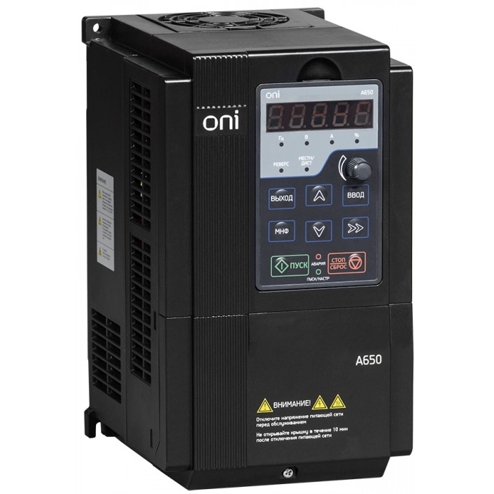 На фото: преобразователь частоты a650-33e015t ONI