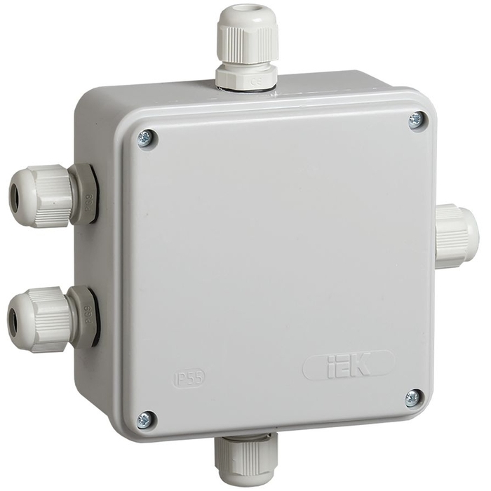 На фото: коробка uko10-100-100-050-k51-55 IEK (ИЭК)