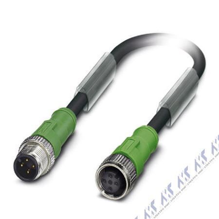 кабели с установленными разъемами sac-4p-m12ms/ 0,5-186/m12fs