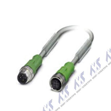 кабели с установленными разъемами sac-4p-m12ms/ 0,6-800/m12fs