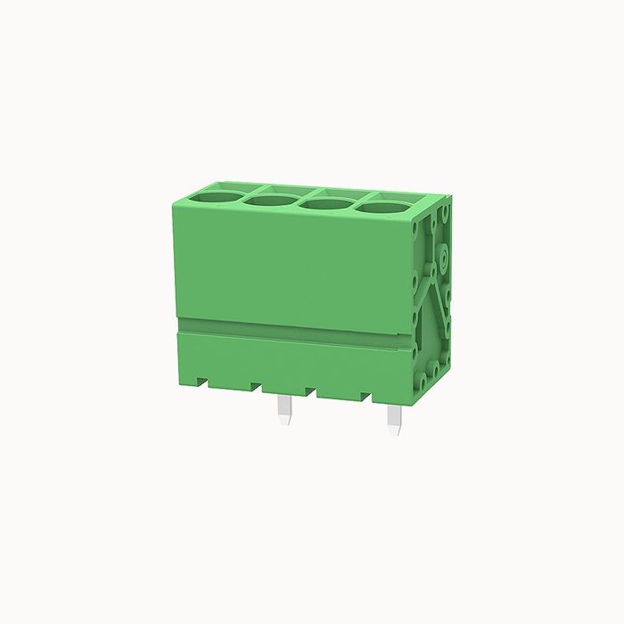 На фото клеммник нажимной на плату DG271V-7.5-DA-04P-14-100Z(H) DEGSON (Дегсон) 