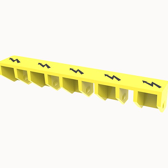 На фото: клеммы на DIN-рейку eea16-05p-18-00a(h) DEGSON (Дегсон) 