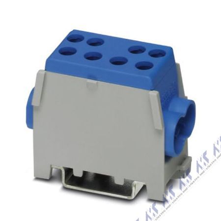 винтовой зажим udb 2x35/25 bu