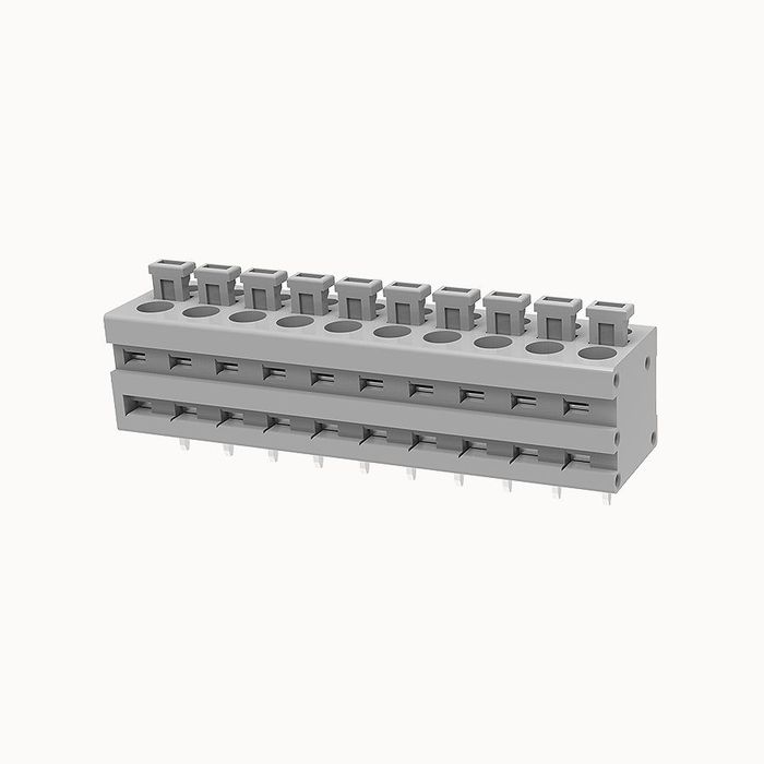 На фото клеммник нажимной на плату DG211V-5.0-10P-11-00Z(H) DEGSON (Дегсон) 