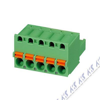 На фото: штекерные разъемы для печатных плат fkc 2,5/ 5-st-5,08 bk Phoenix Contact