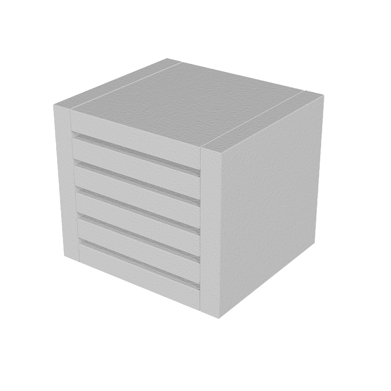 На фото: вентил. блок tehstrong vb 100x100x55 (ei 150) ЭКФ (ЕКФ)