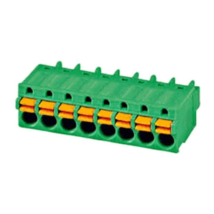 На фото клеммник нажимной на плату 15EDGKN-3.81-21P-14-1000Z(H) DEGSON (Дегсон) 