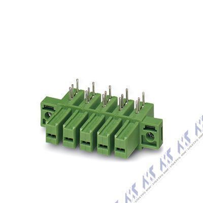 На фото: штекерные разъемы для печатных плат ipc 5/ 2-gfu-7,62 Phoenix Contact