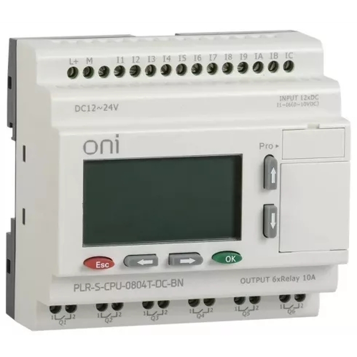 Программируемые логические контроллеры plr-s-cpu-0804t-dc-bn 