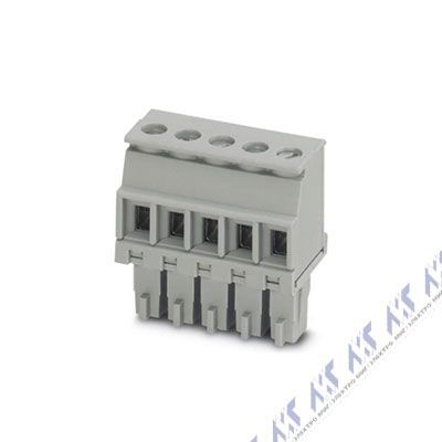 На фото: штекерные разъемы для печатных плат bcvp-381r- 4 gy Phoenix Contact