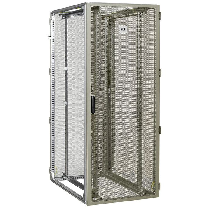 На фото: шкаф серверный напольный zp35-45u-0810-pp IEK (ИЭК) 