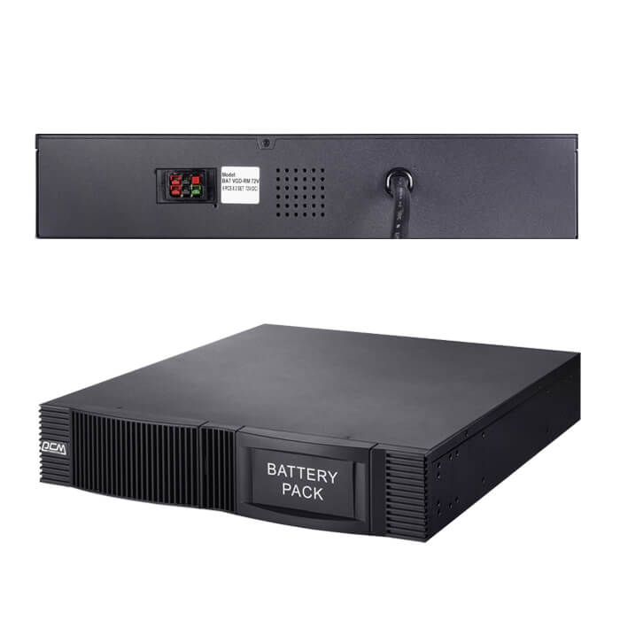 На фото: источник бесперебойного питания bat vgd-rm 72v POWERCOM MACAN (серверный ИБП