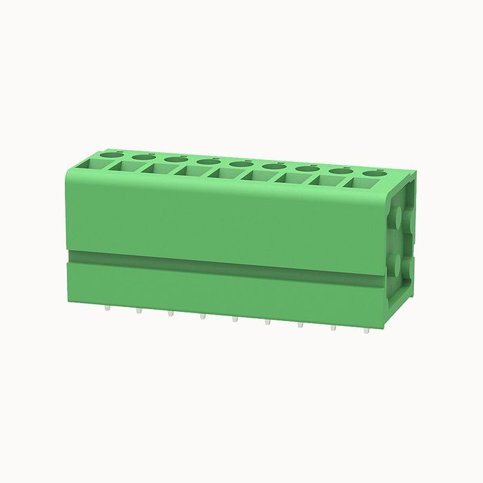 На фото клеммник нажимной на плату DG105V-5.0-09P-14-00Z(H) DEGSON (Дегсон) 