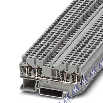 клеммы многоуровневые фото пружинный зажим st 2,5-quattro-be bk