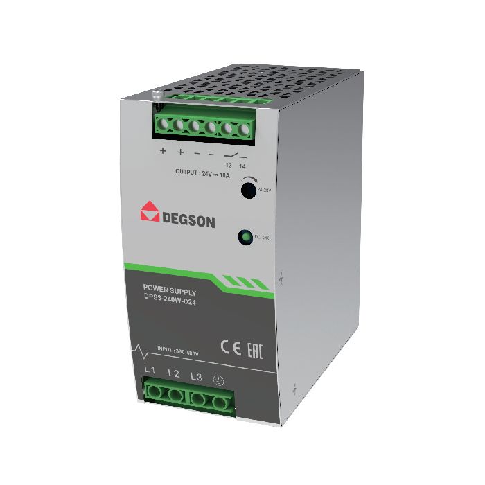 фото Промышленные блоки питания, артикул DPS3-240W-D24-02Z(H), DEGSON (Дегсон) 